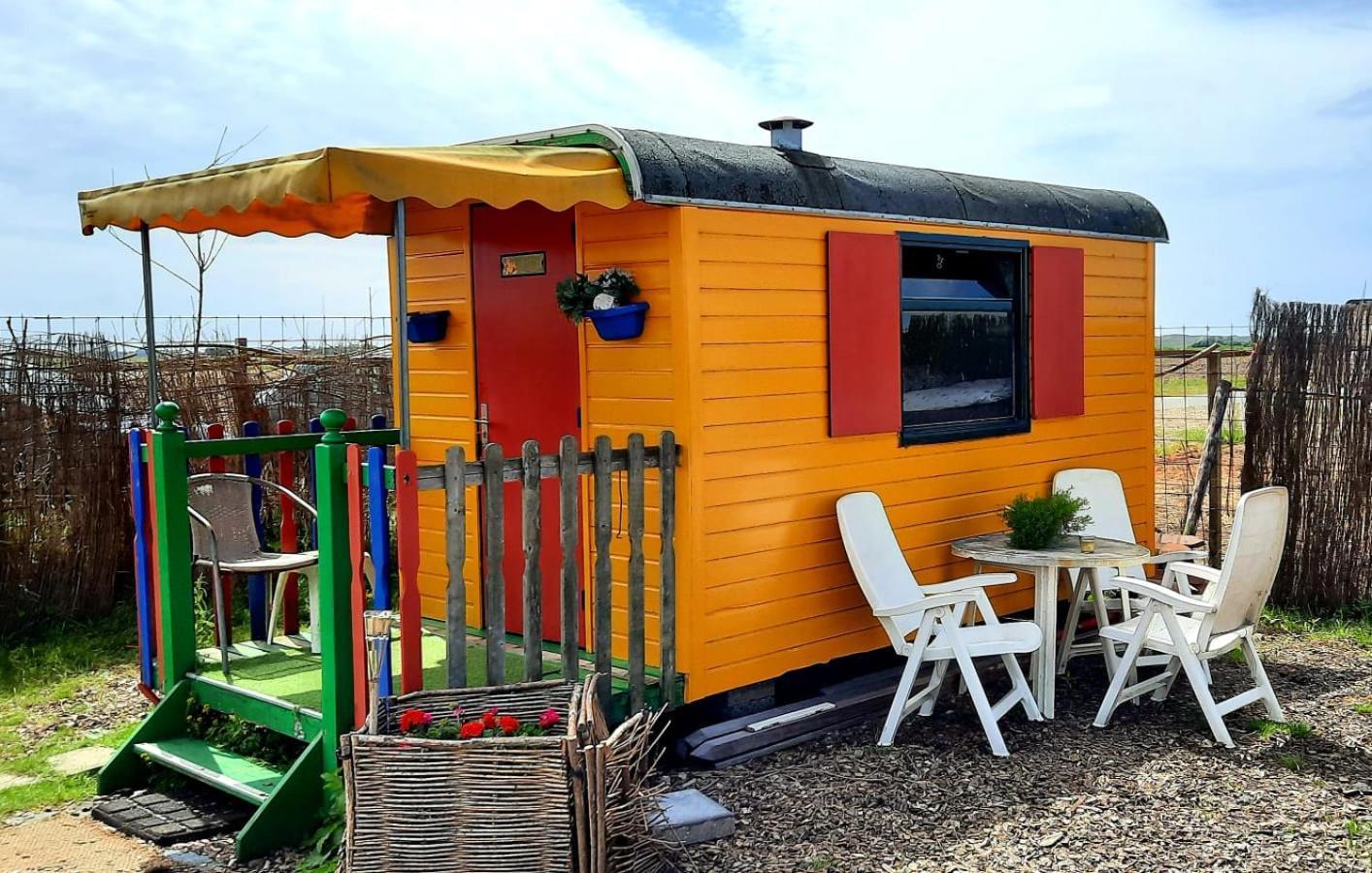 B&B Boerderij Rust, In Pipowagens! Ντεν Χέλντερ Εξωτερικό φωτογραφία